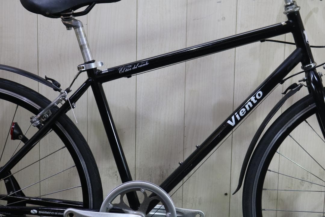 アニマートVIENTO 700C シマノ7速 430mm BLACKクロスバイク