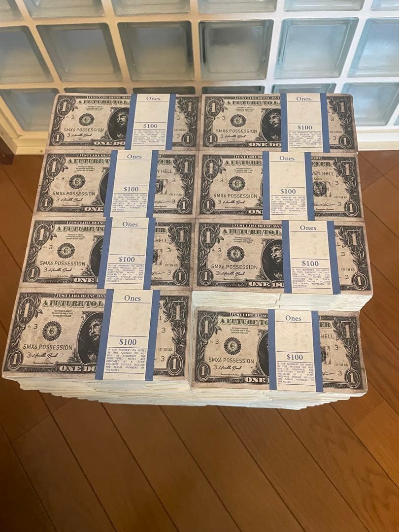 ★希少品★セントマイケル×河村康輔　ドル札　スツール　インテリア