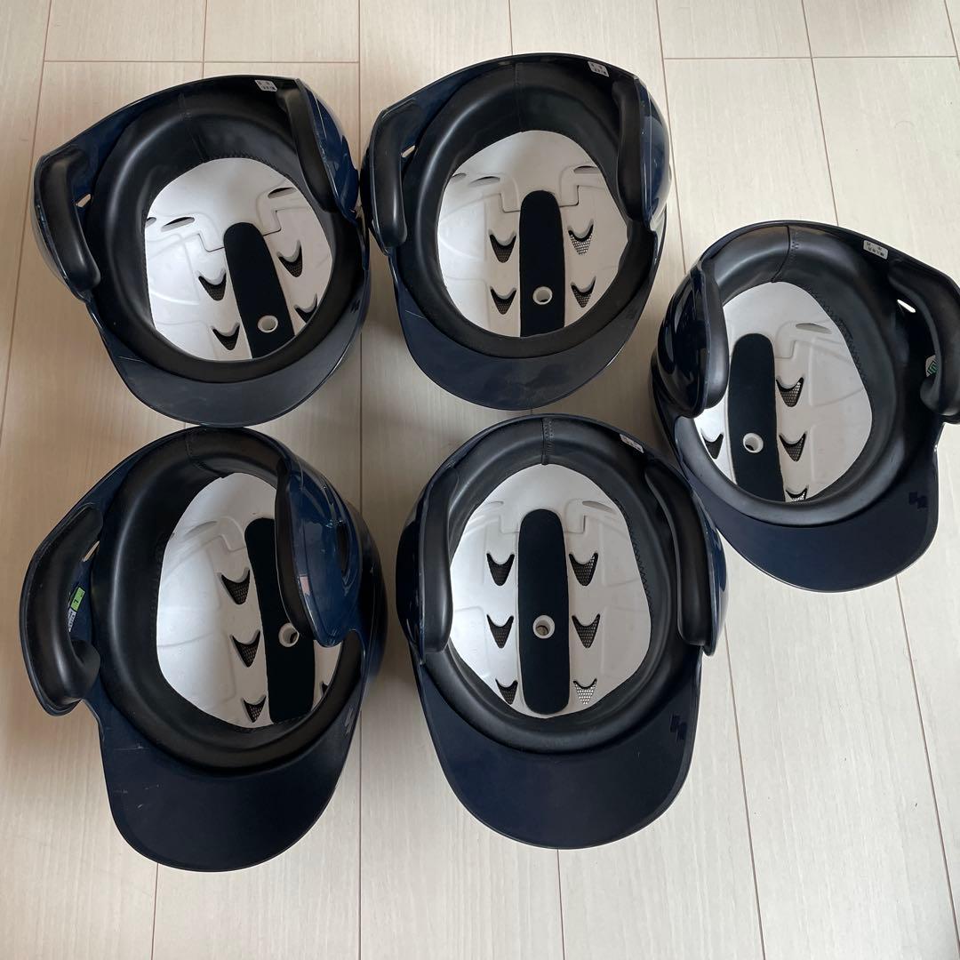 バッター用ヘルメット ネイビー 5個セット　JSBB SSK