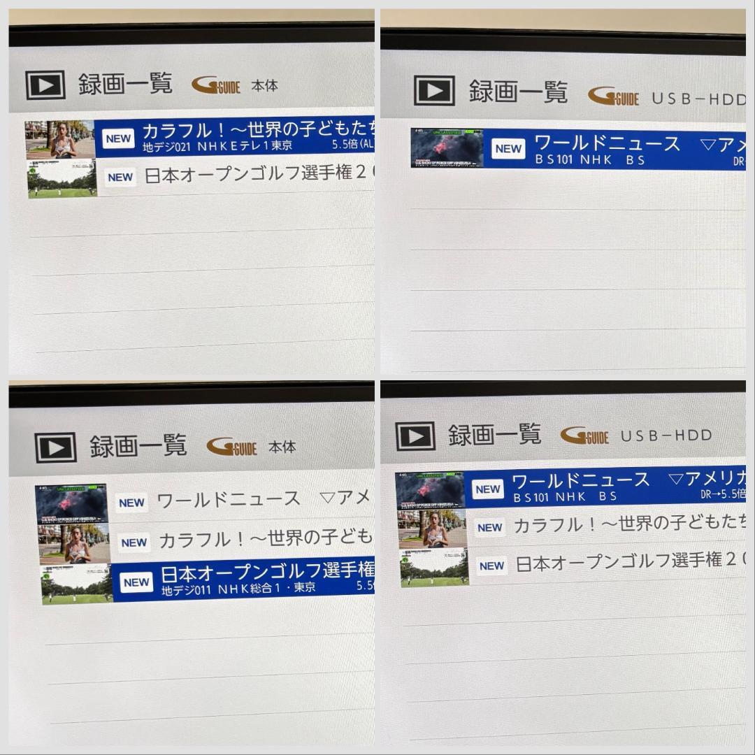 【完動・付属品フル】W録 FUNAI ブルーレイレコーダー FRB-SW530