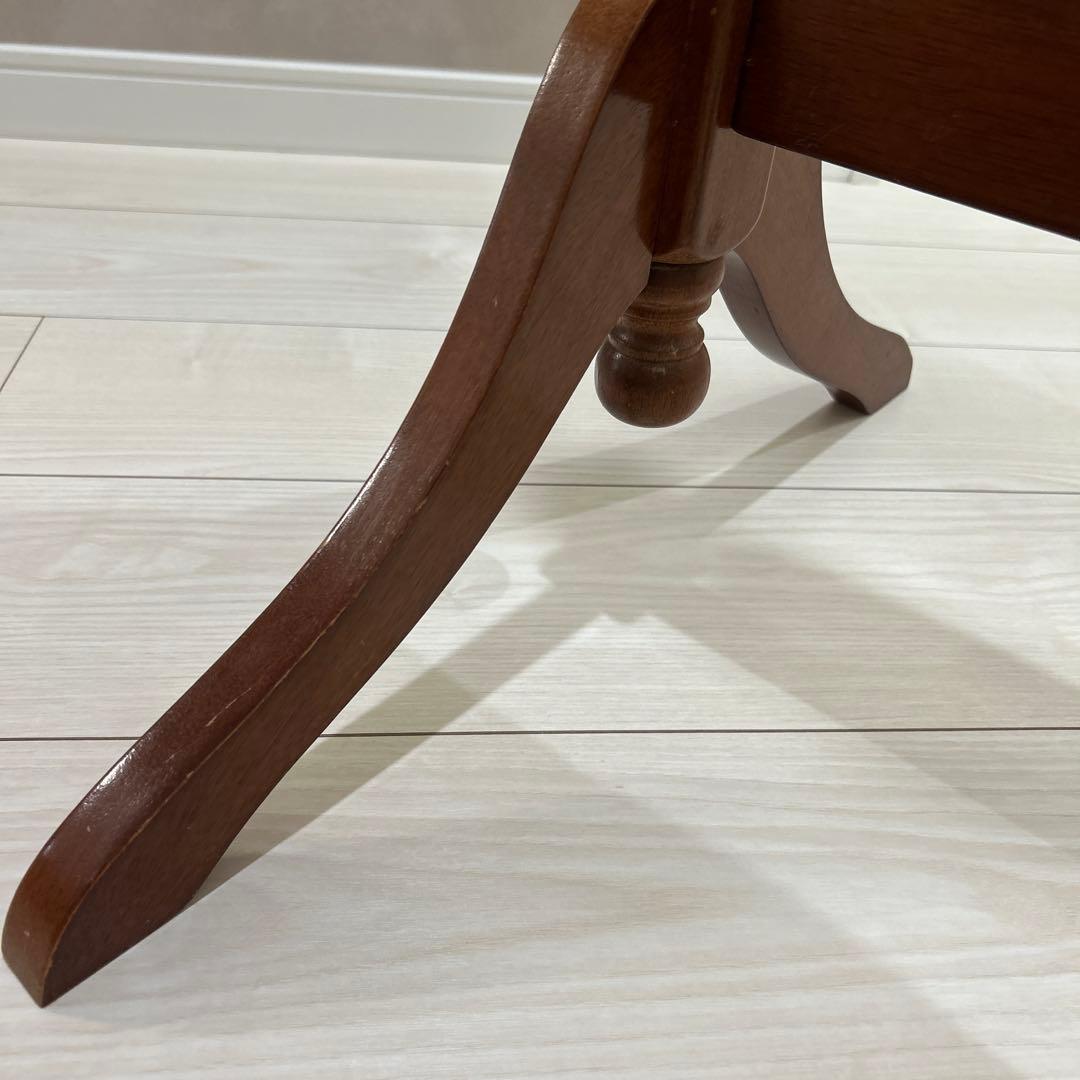 アンティーク調　スタンドミラー・ 姿見・木製・楕円形