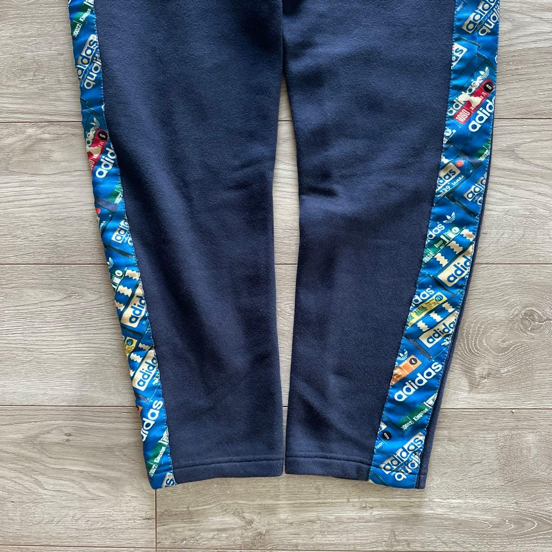 adidas リバーシブル　セットアップ　スウェット　ジャージ　M 総柄