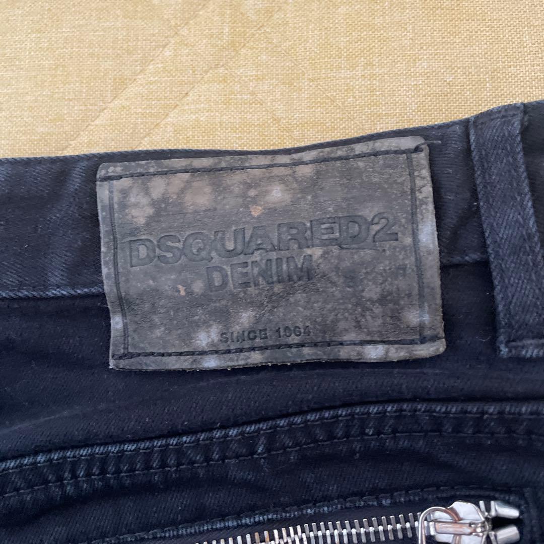 【DSQUARED2】スキニーデニム 52 ブラック