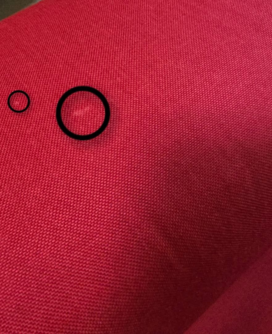 コーナーソファ　レッド