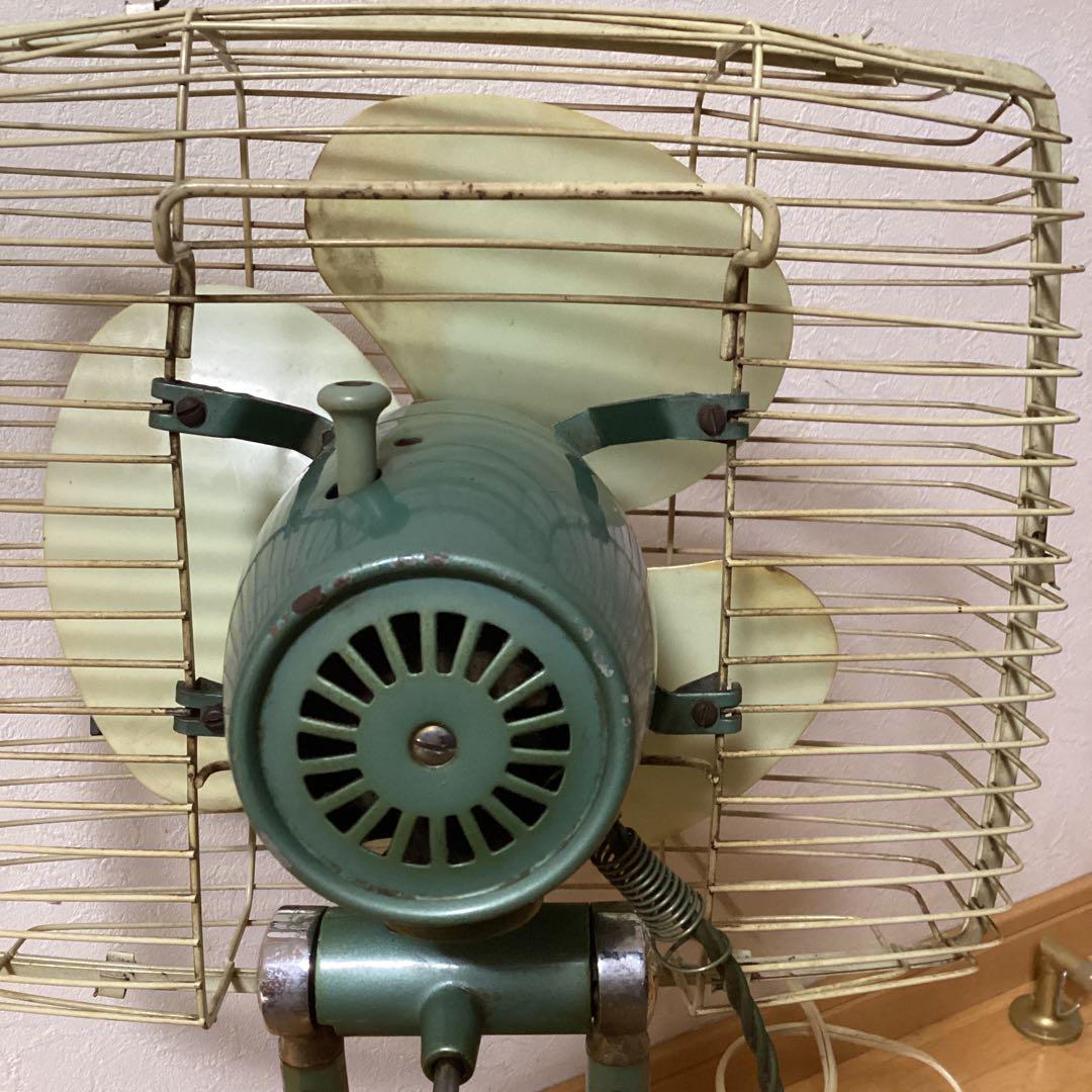 お値下げ❗️レトロ扇風機　三菱RM-10A 四角　希少