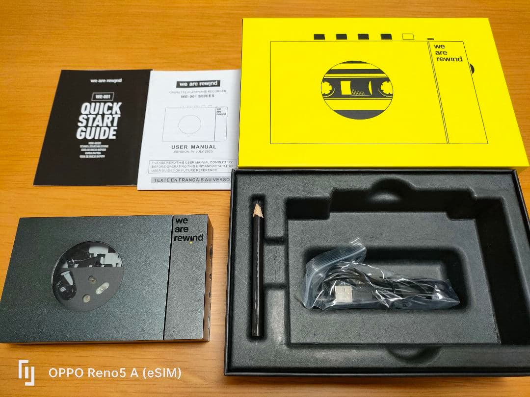 we are rewind カセットプレーヤー