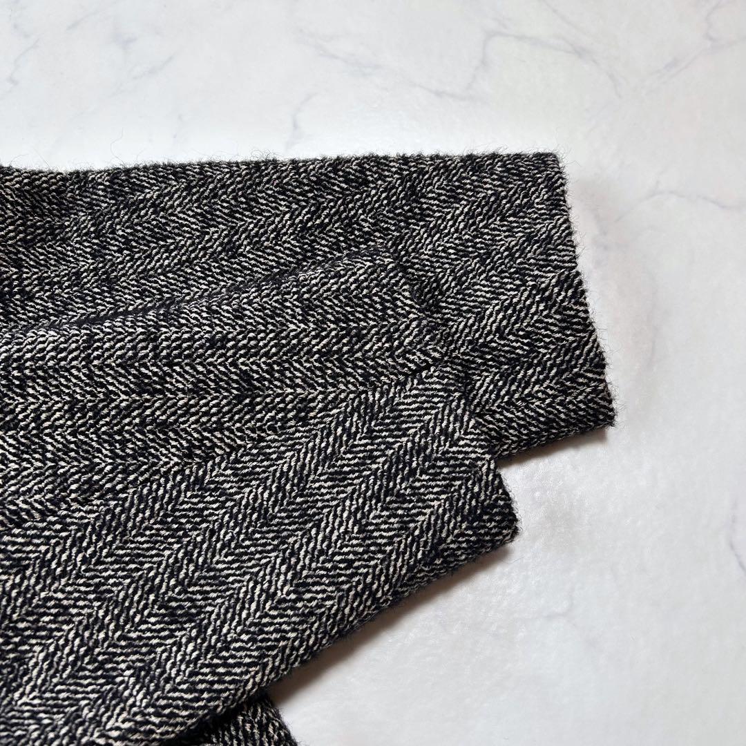 未使用級 フレームワーク TWEEDツイードショートコートワイド定価 5.2千円