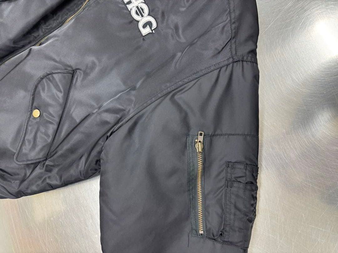 HOG ブラック ナイロンジャケット(サイズ) XL