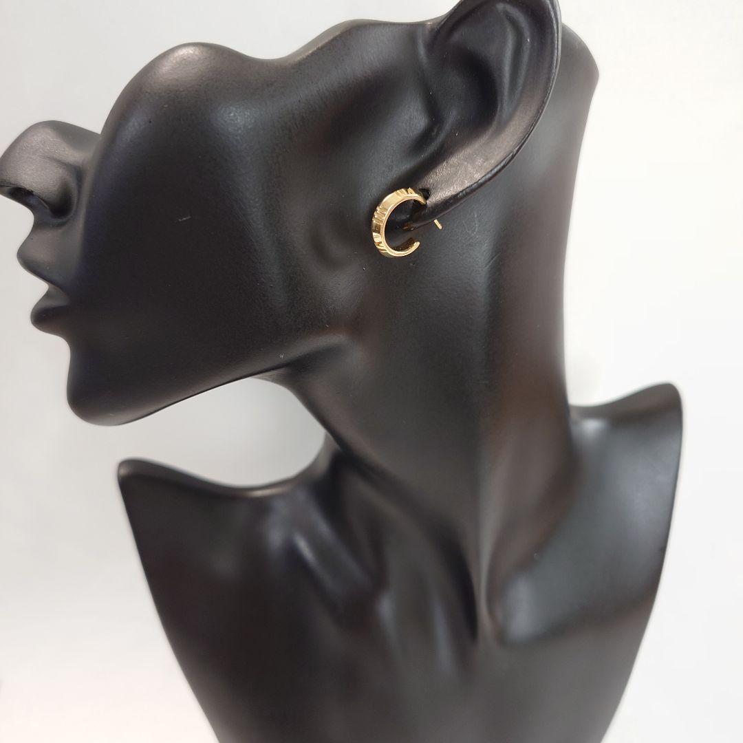 【磨き済み】ティファニー アトラス X フープ ピアス 片耳用 6593