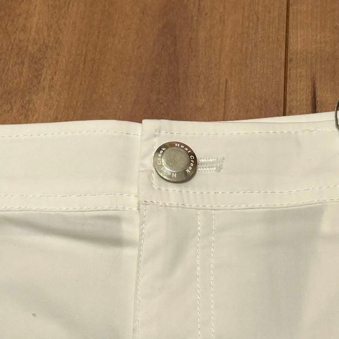 ヒールクリーク　長袖ポロシャツ　スカート　セットアップ　ホワイト　サイズ40