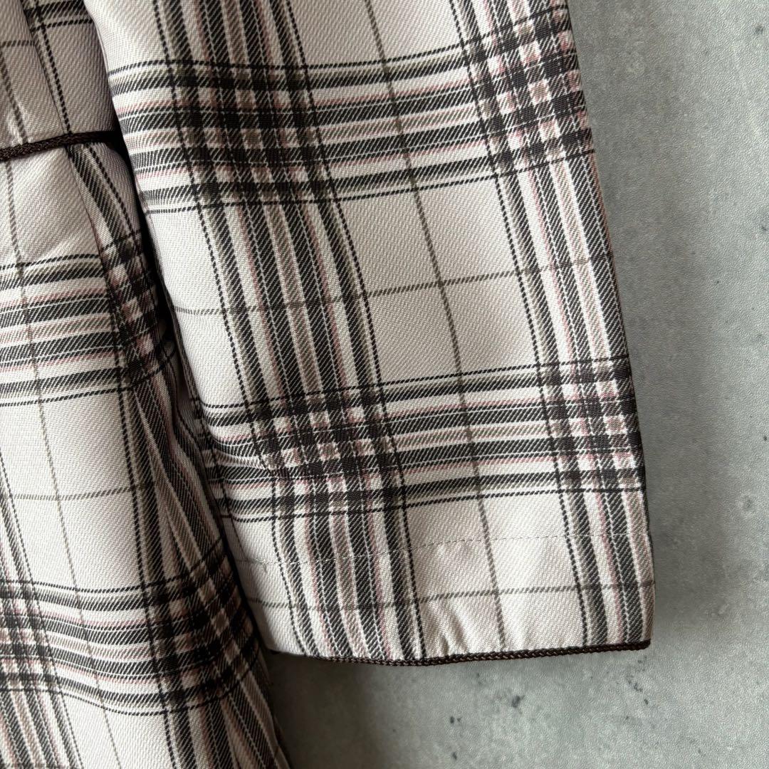 新品✨LAISSE PASSÉ チェックフレアーワンピース　36 レッセパッセ