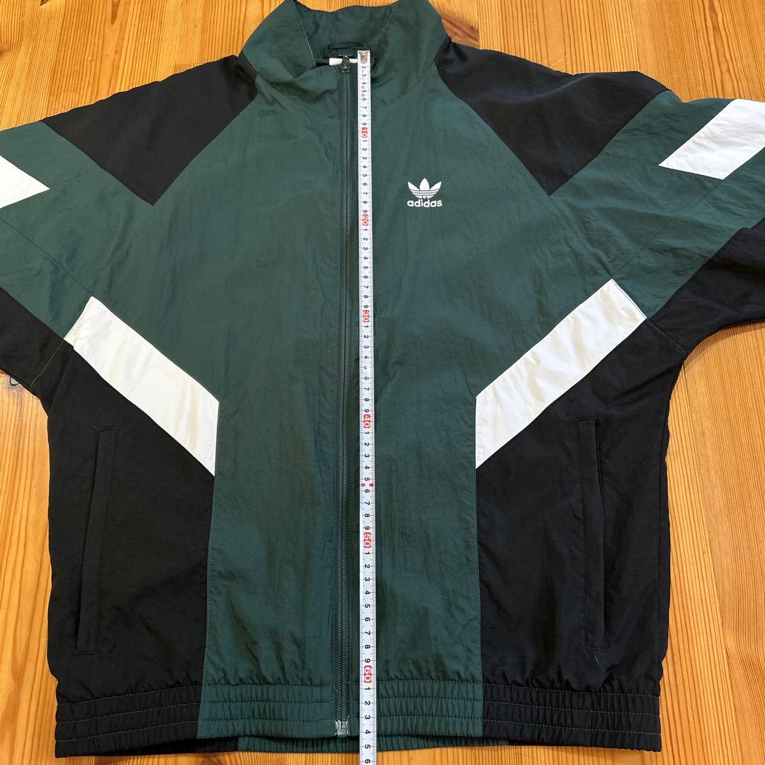 アディダス Rekive緑 トラック ナイロンジャケット 遠藤さくら メンズXS
