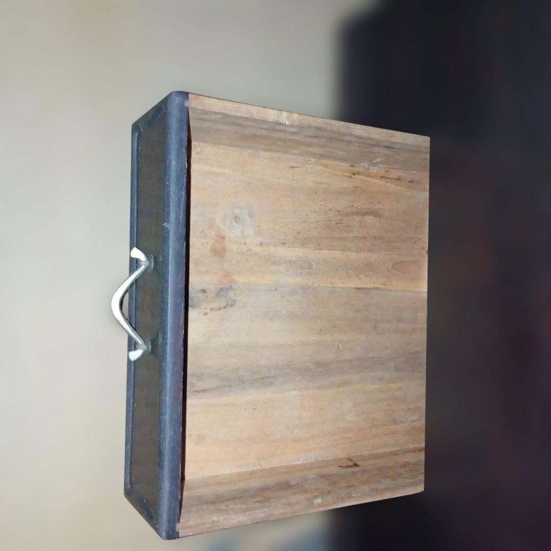 木製収納キャビネット ダークブラウン 3引き出し