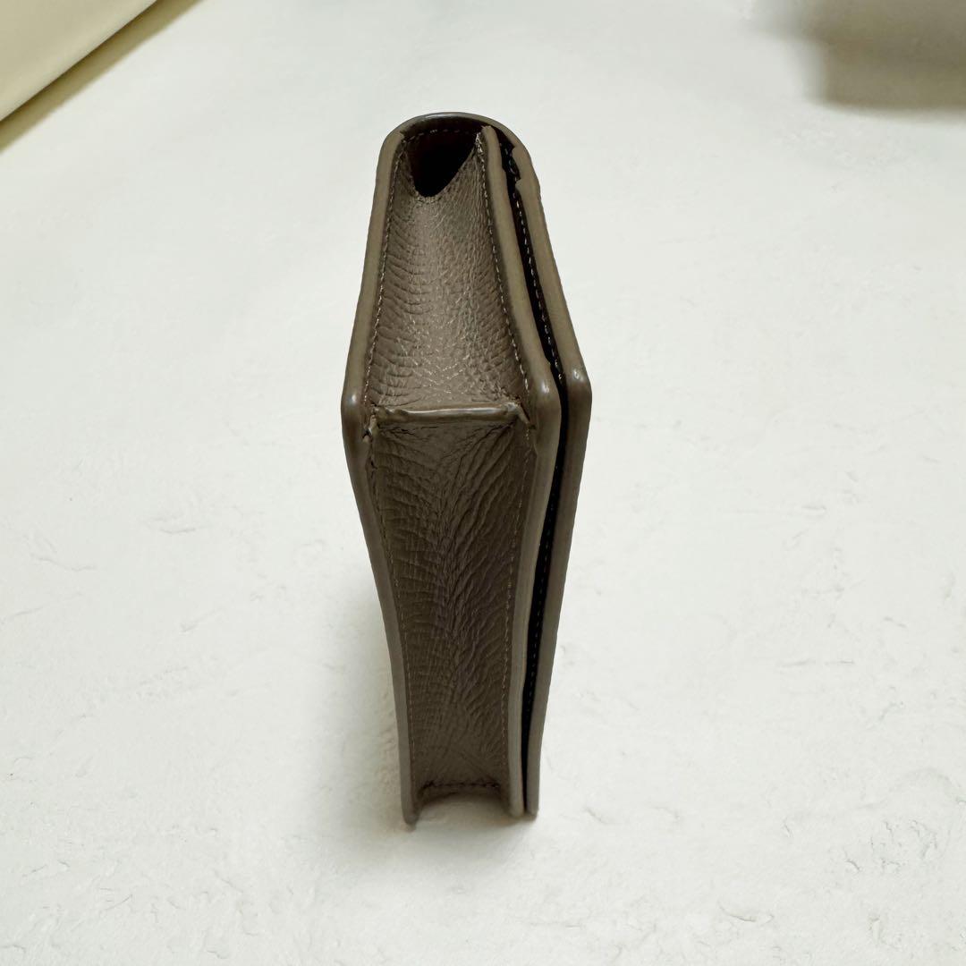 美品　CELINE グレー レザー 名刺入れ