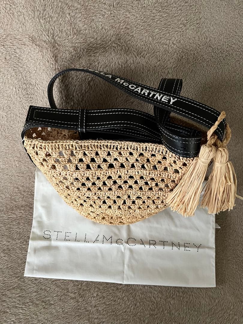 【専用】STELLA McCARTNEY 新品未使用 ラフィアショルダーバッグ