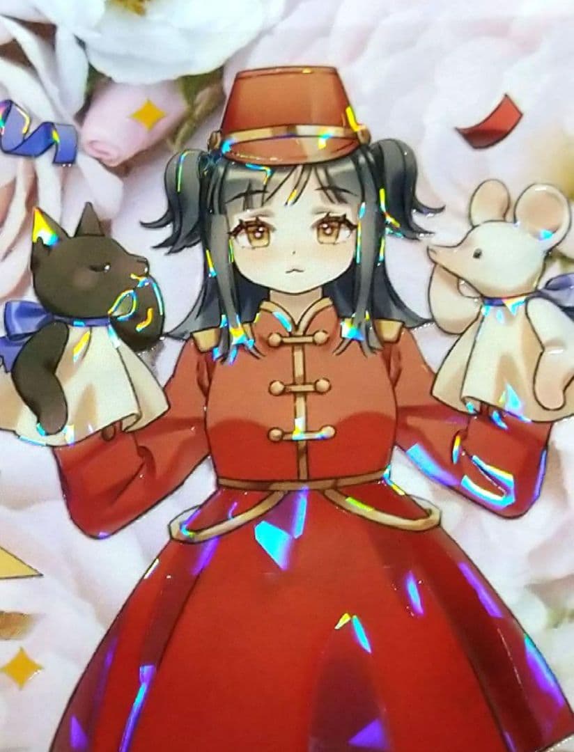 ✩のこり１✩J447＃珍妮的玩具城堡(贝壳光)切売り海外人物マステ女の子