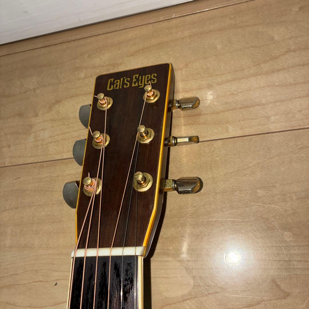 キャッツアイ　激レア　1978年　アコースティックギターCE-500 激鳴り