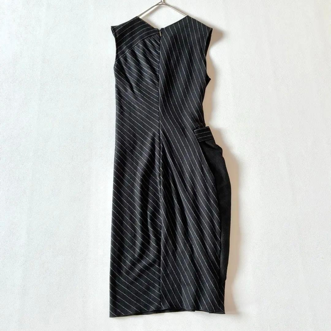 Max Mara　マックスマーラ　白タグ　ツイストワンピース　ウール混　40