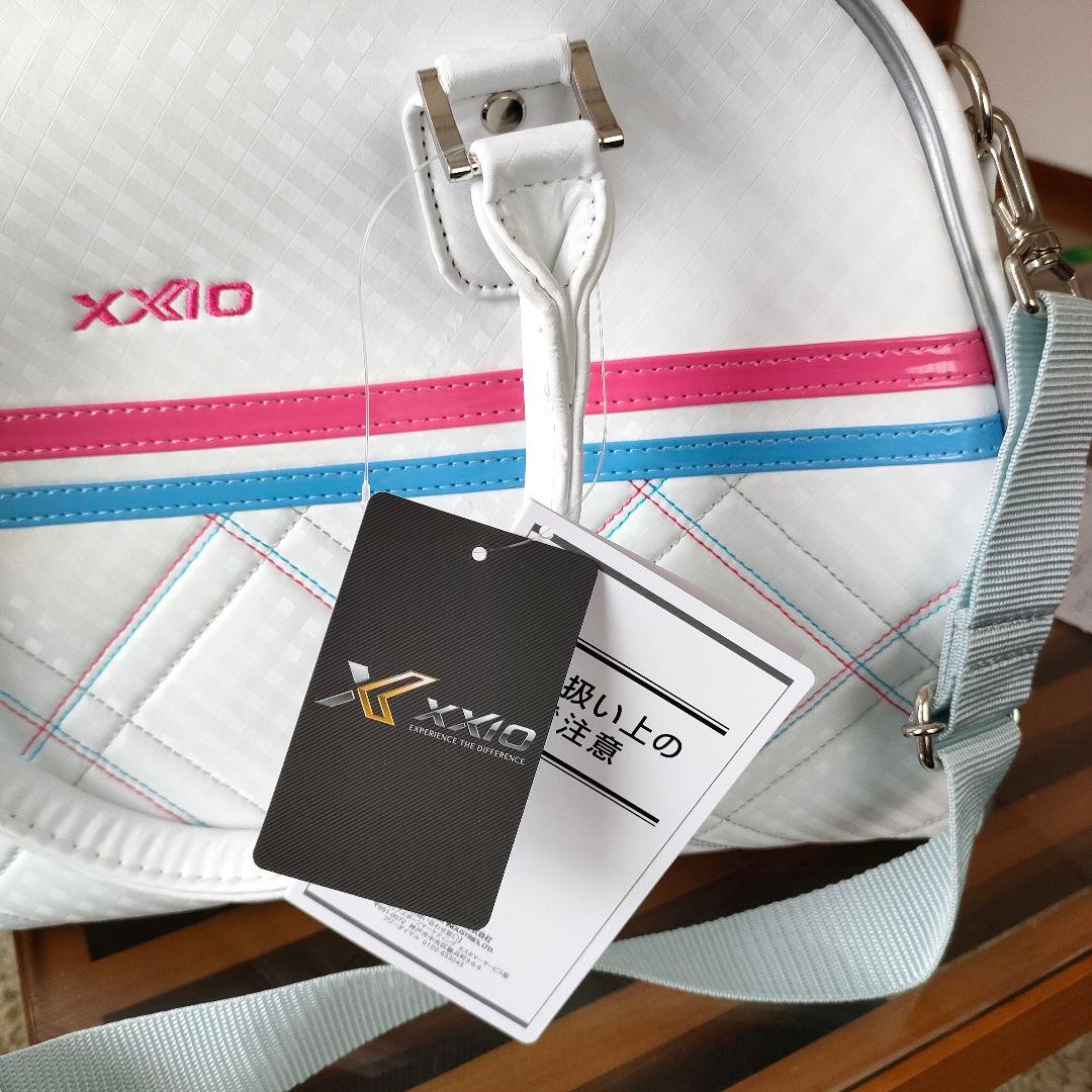 新品未使用XXIO ゴルフバッグ・スポーツバッグショルダー付 レディースホワイト