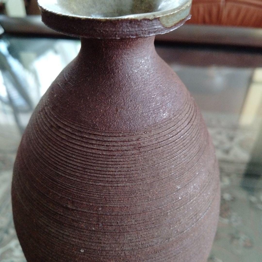 貴重中国骨董　南蛮焼花器花入れ在銘(晋)の国中国やベトナムなど東南アジアの焼き物