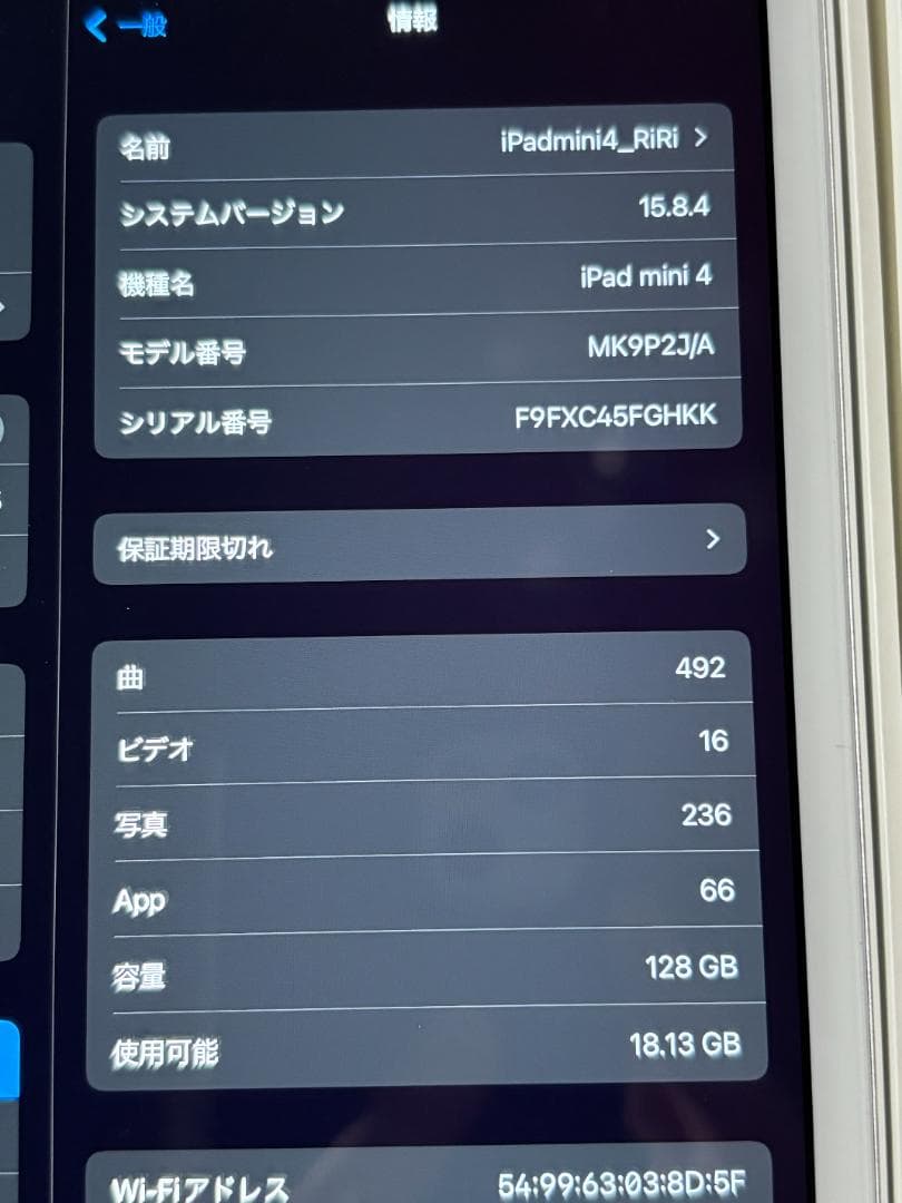 iPad本体 Apple iPad mini 4 128GB