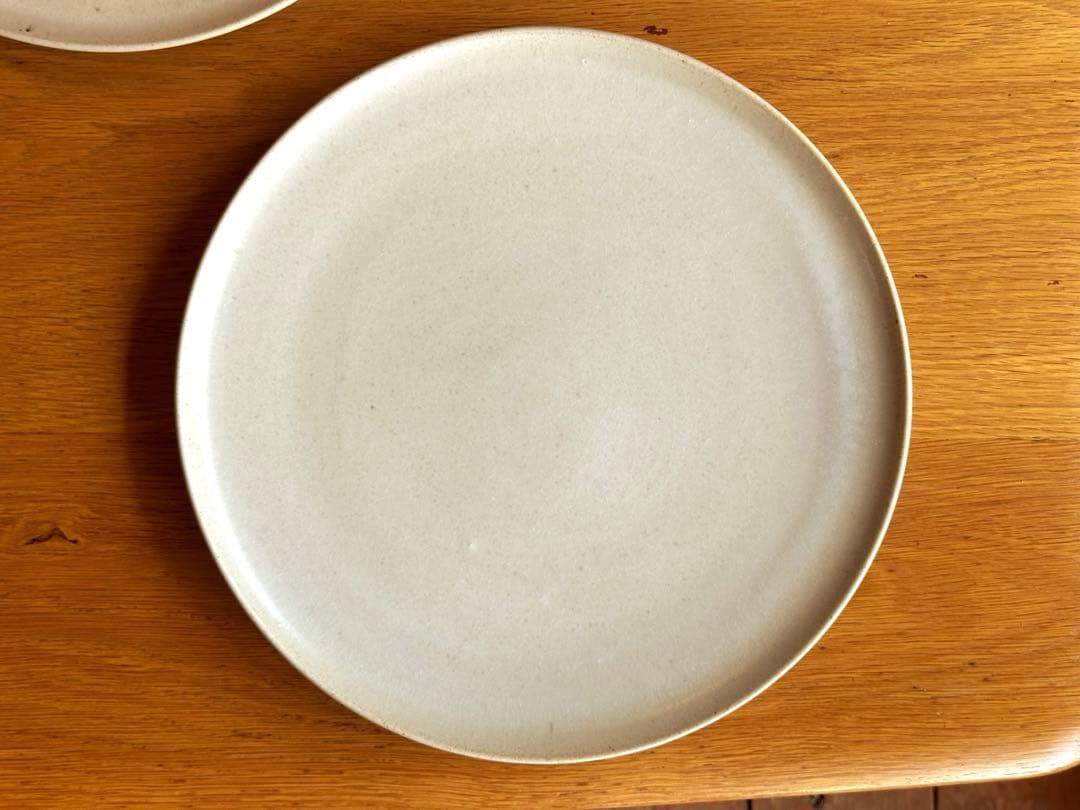 大皿　丸皿　角皿　長方皿　15枚セット！　淡いベージュ　同一トーン　唐津焼　作家