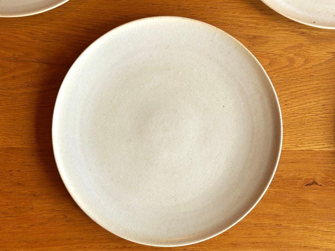 大皿　丸皿　角皿　長方皿　15枚セット！　淡いベージュ　同一トーン　唐津焼　作家