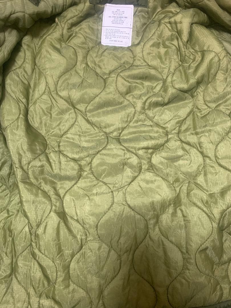 80s/M-65/フィッシュテールパーカー/モッズコート/M/フルセット/カーキ