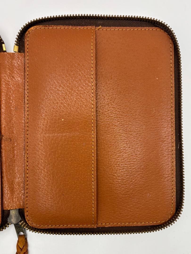 LV ルイヴィトン モノグラム パスポートケース ラウンドジッピー