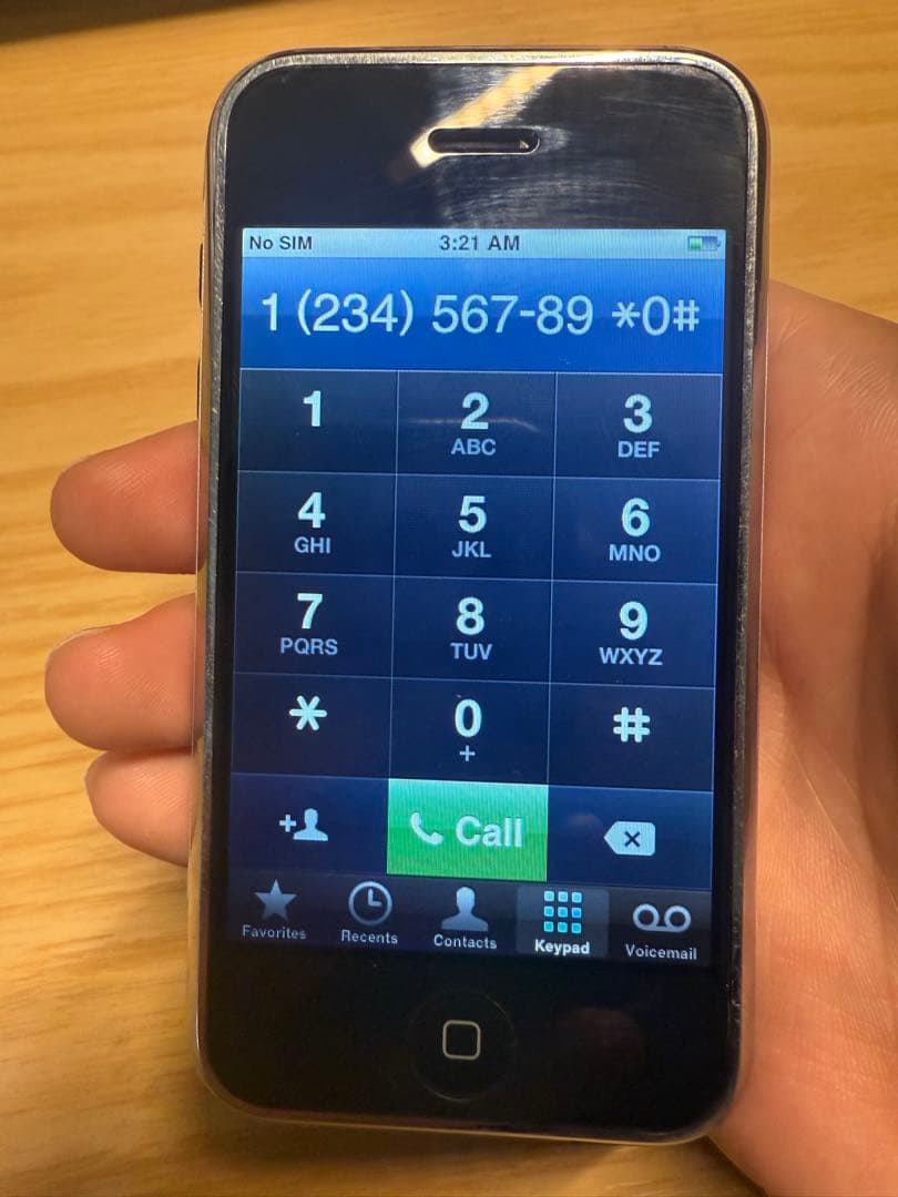 iPhone 2G 日本未発売　美品 8GB 第1世代 A1203