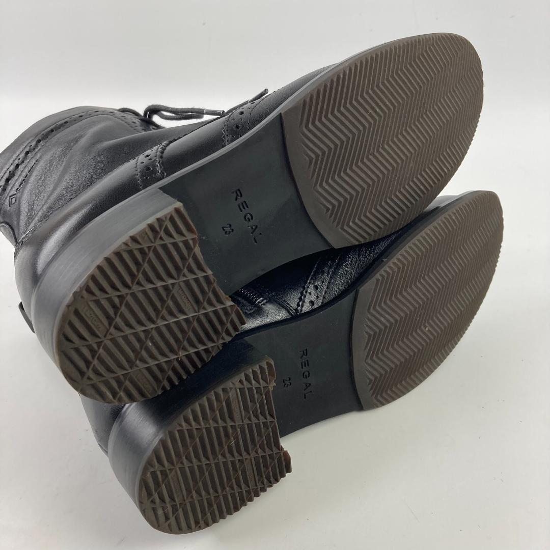 美品✨リーガル ゴアテックス ウィングチップ ブーツ 23cm サイドジップ 黒