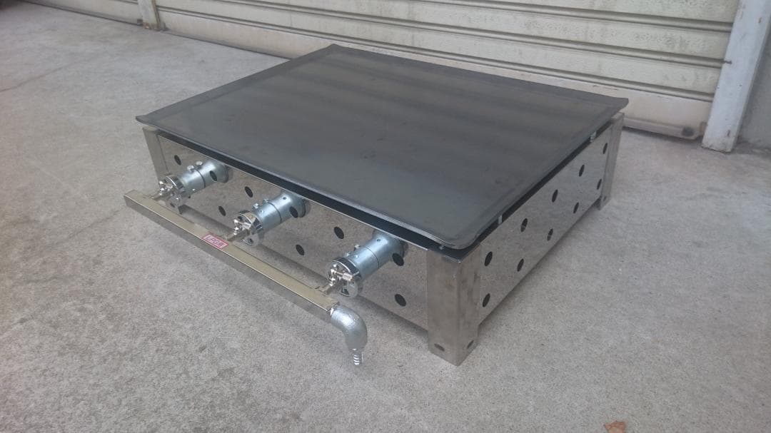 売れてます 専用台付き 鉄板焼き ガスグリラー グリドル 道の駅 プロ仕様 祭