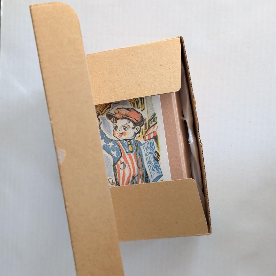 北原照久　ニュースボーイ　ブリキのおもちゃ　明治製菓懸賞　箱付新品