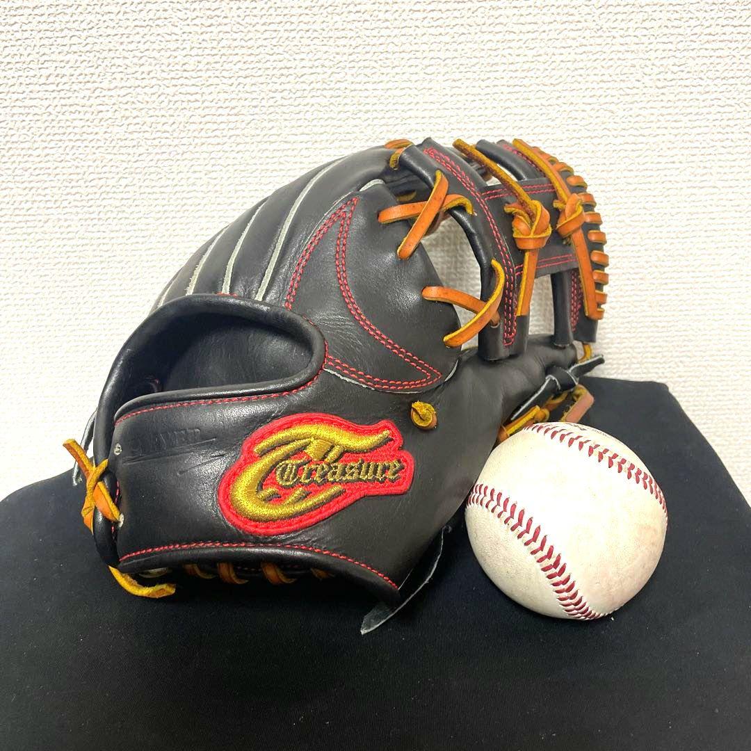 323 トレジャー 未使用 型抜群 即戦力 硬式 内野手用グローブ