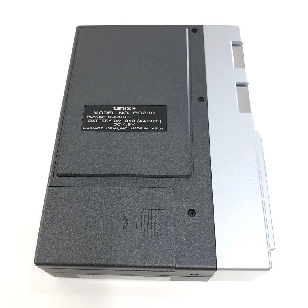 MARANTZ UNIX ポータブルカセットプレーヤー PC200 ジャンク品