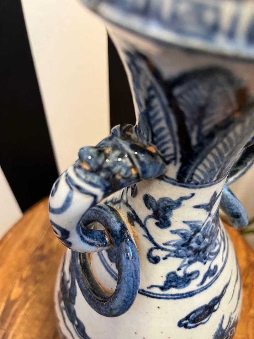 中国アンティーク花瓶　大ぶり