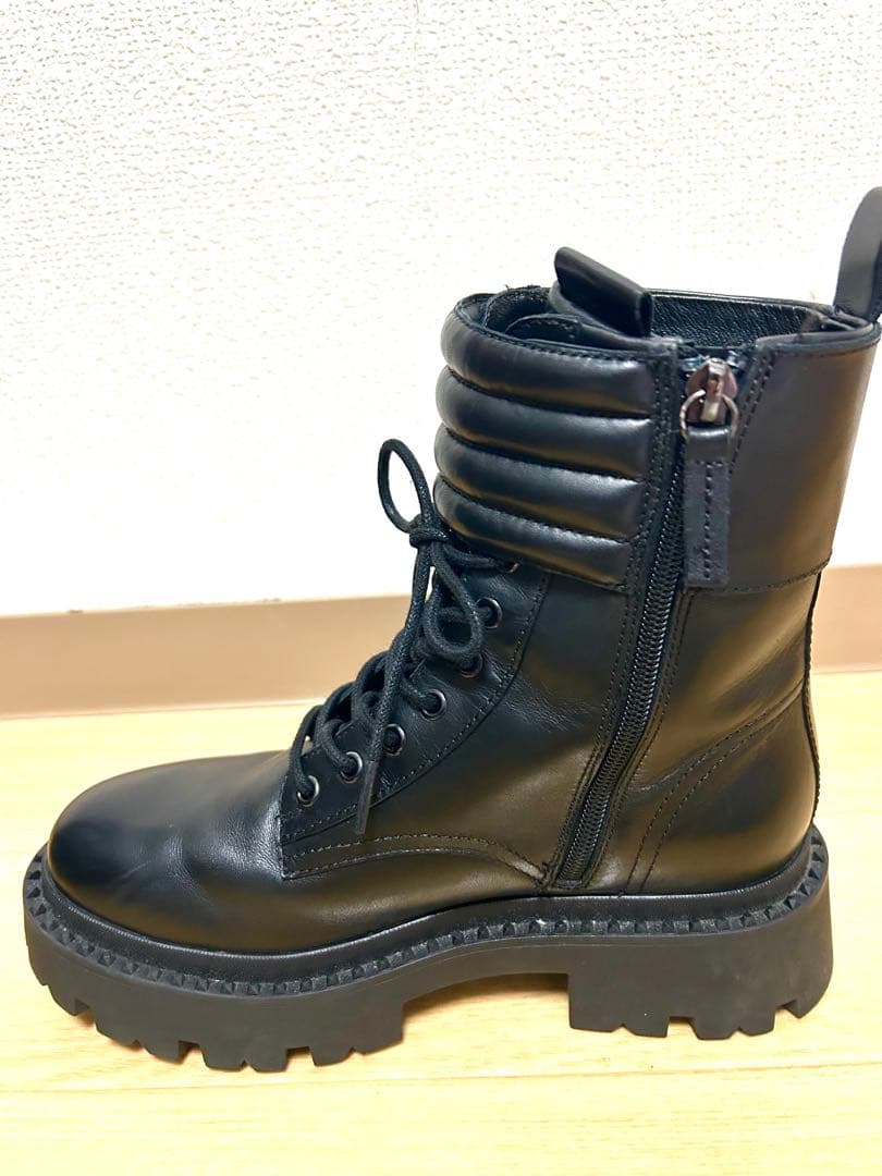 Ash gun スタッズ レースアップ ブーツ 37