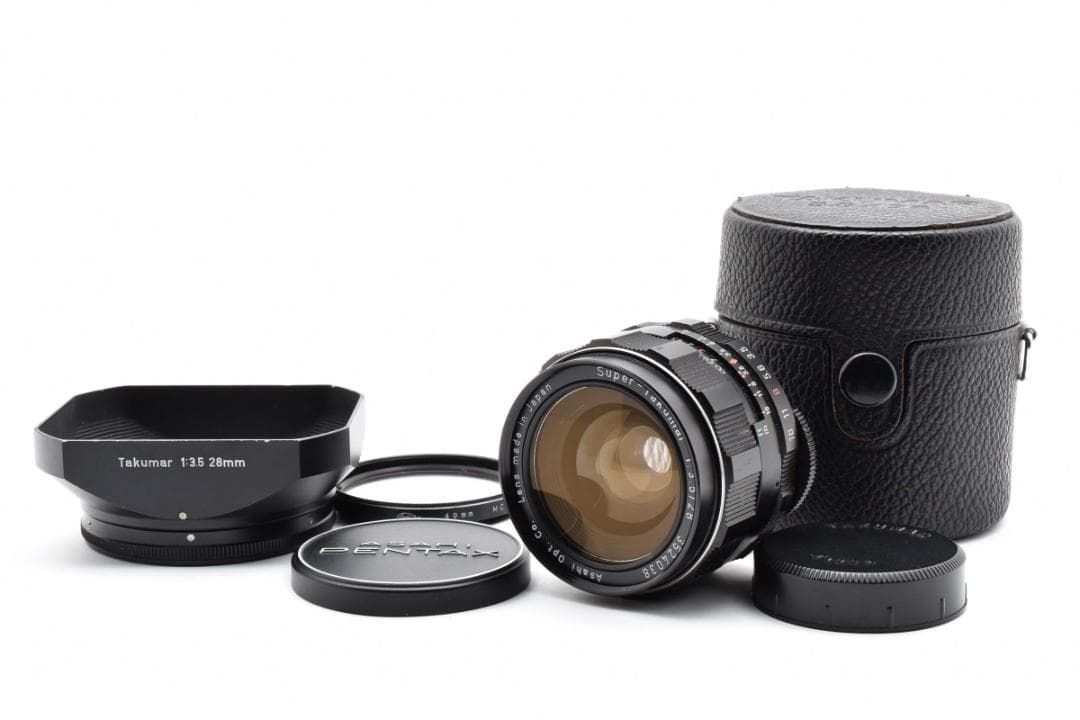 Super Takumar 28mm F3.5 純正フード付 C116