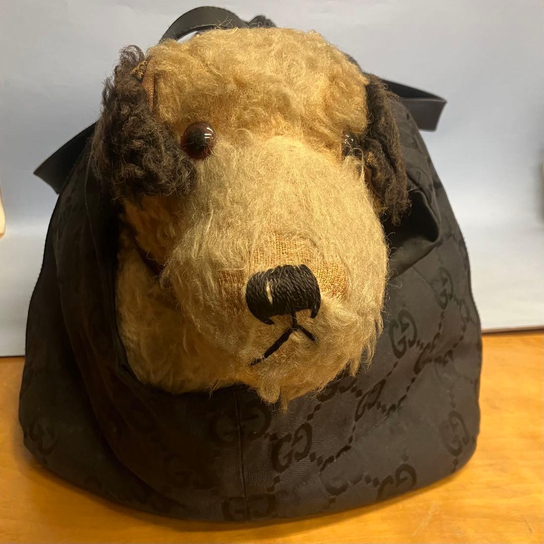 グッチ GUCCI ジャンボGGキャンパス ドッグキャリーバック