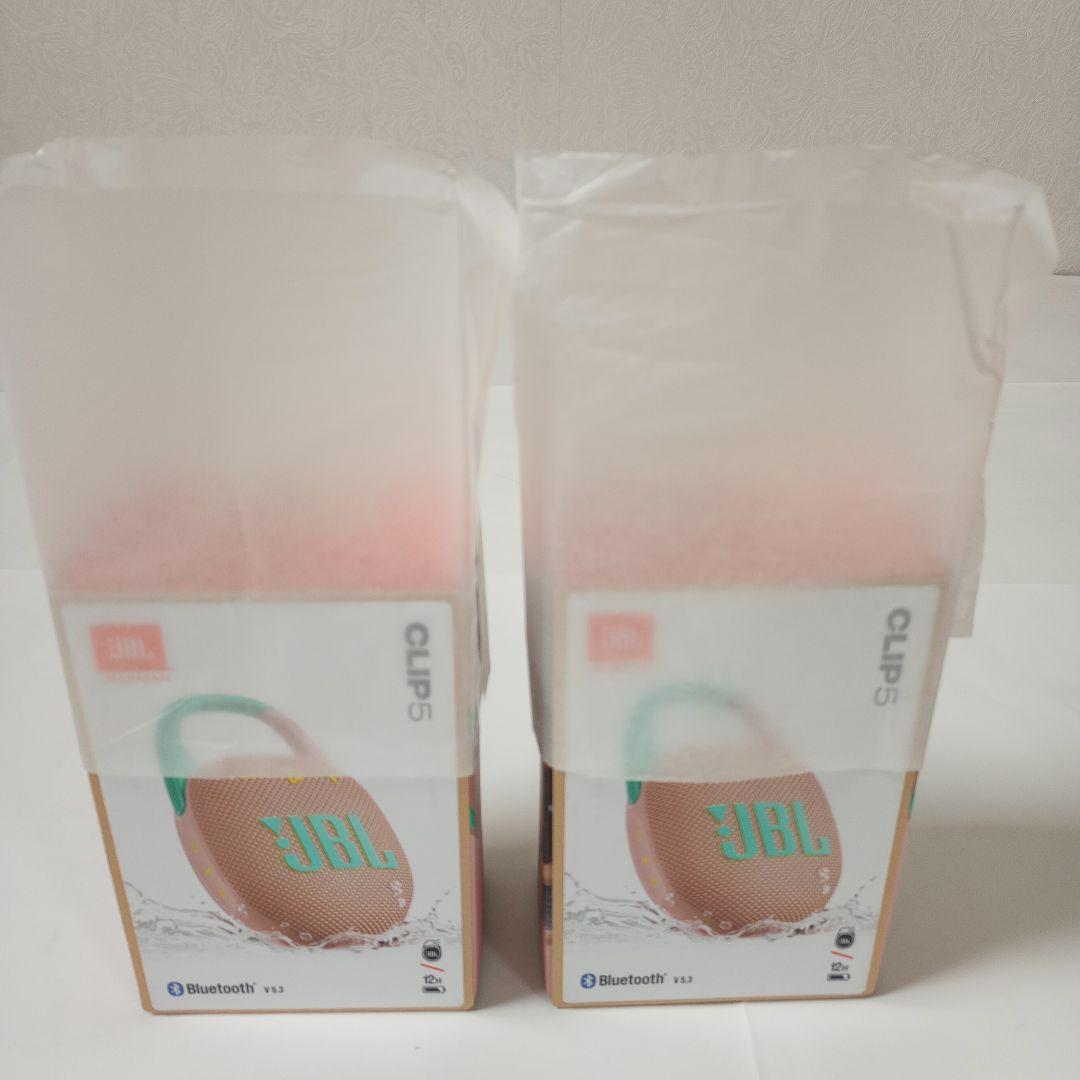 JBL CLIP5 スウォッシュピンク ワイヤレススピーカー 二台組