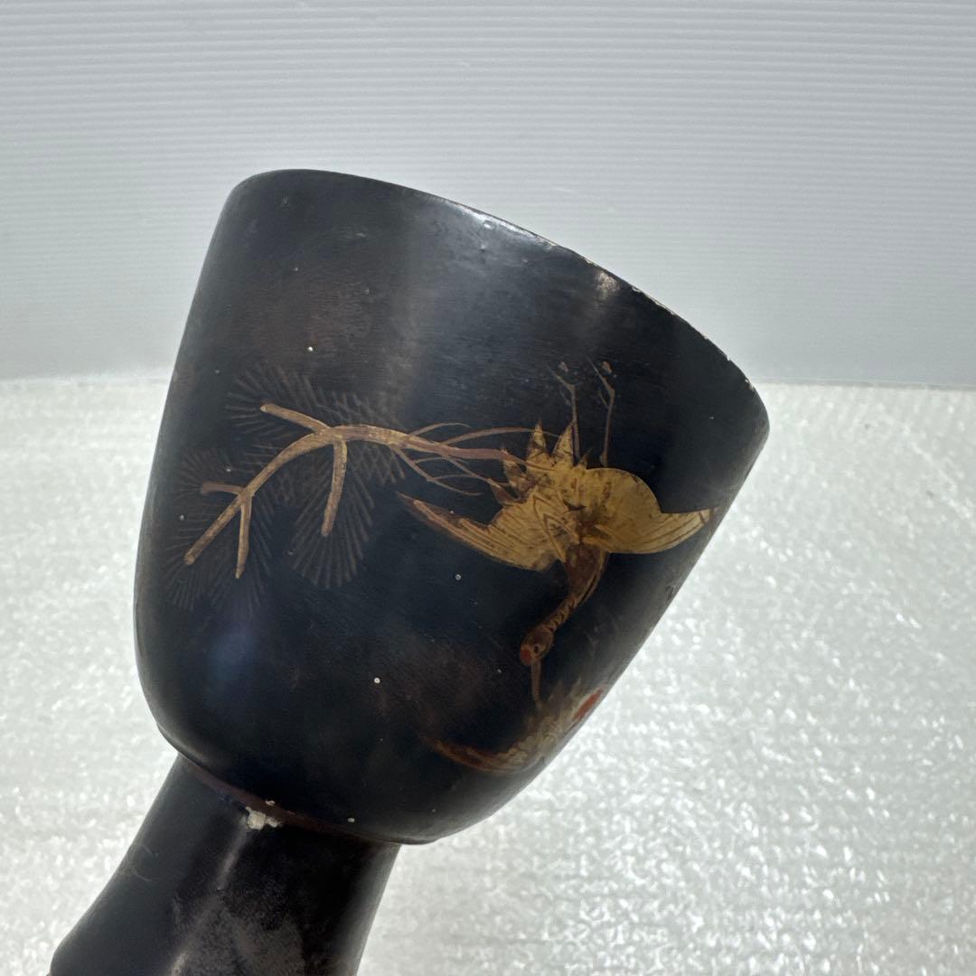 か*ろ様 小鼓　胴　鼓胴 鶴