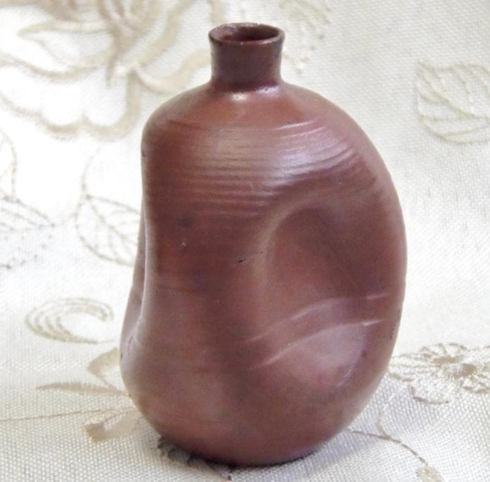 古備前 書道具水滴 5個セット ミニ人形徳利 臍徳利 骨董品 備前焼