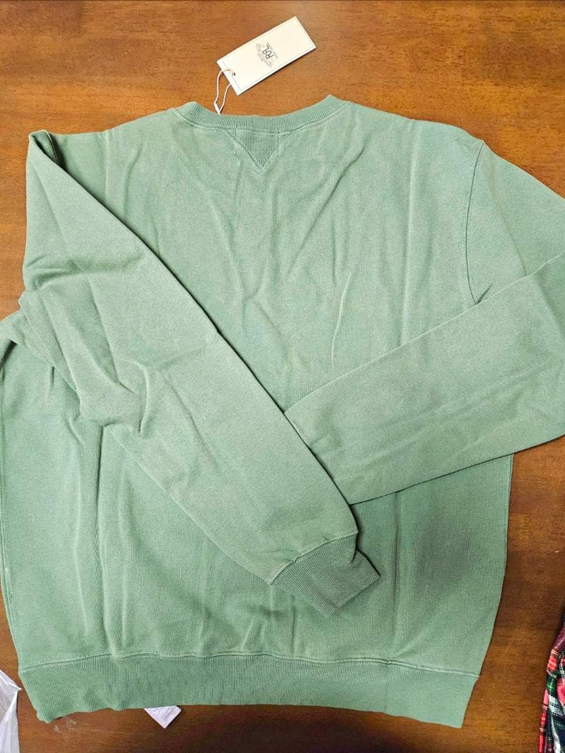 hirosu6966　DOUBLE RL オリーブグリーン スウェットXL