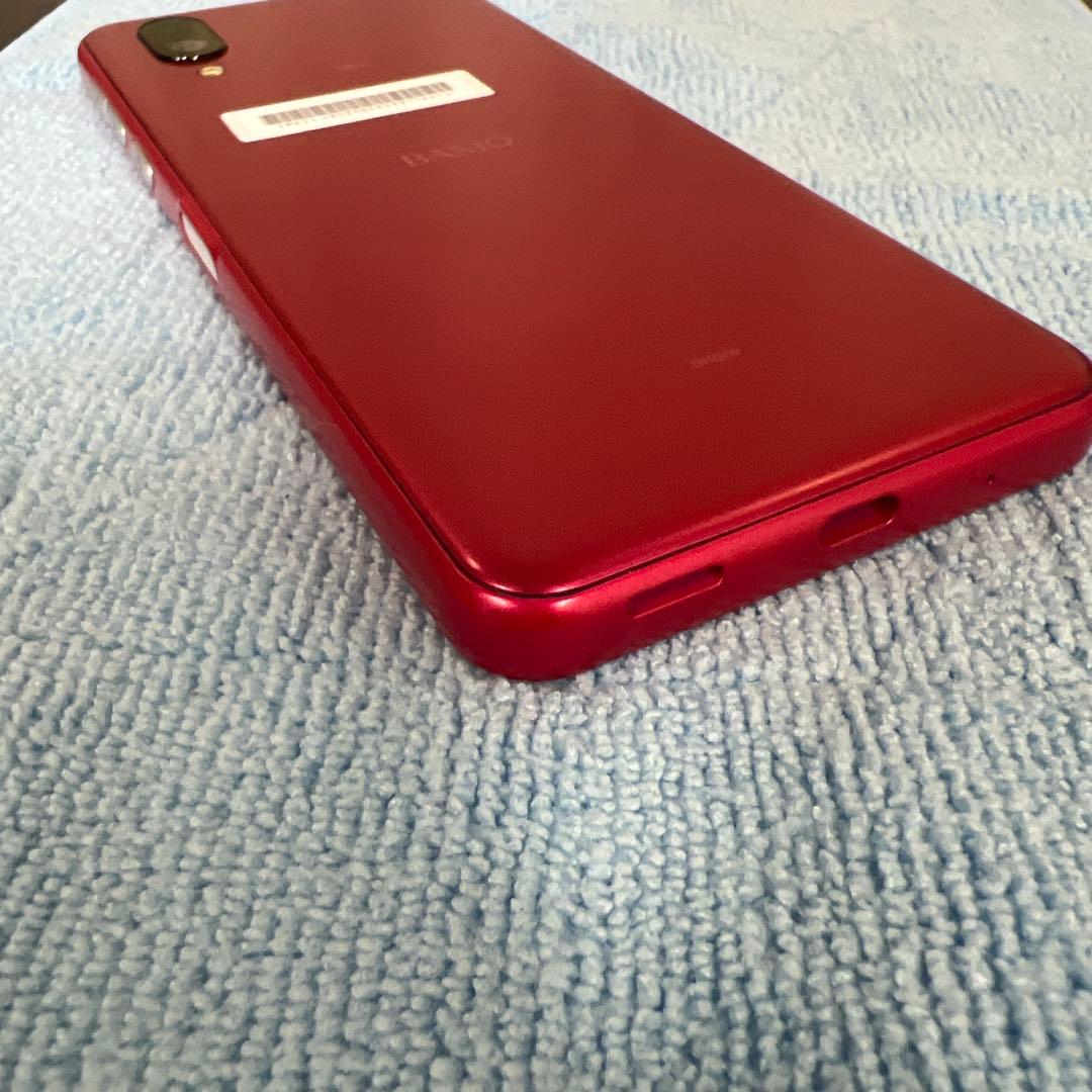 BASIO active SHG09 スマートフォン 本体 レッド