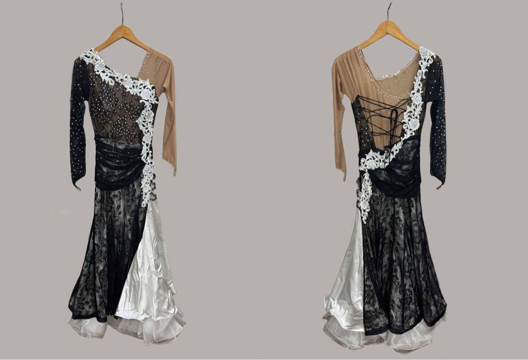 ✨社交ダンス モダン スタンダード ドレス Mサイズ　✨