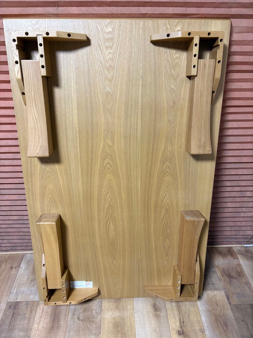 光製作所　折脚座卓　座卓　未使用品　タモ材　折りたたみ