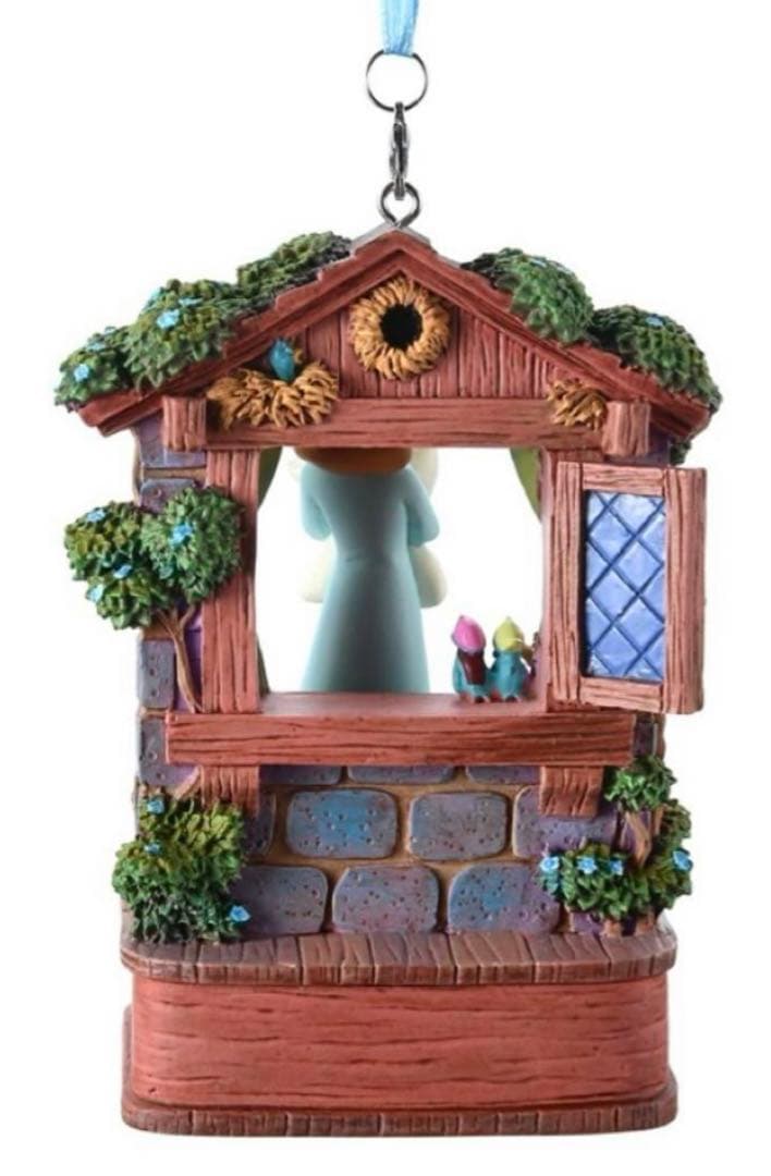 ＜ディズニー＞【シンデレラ（オルゴール付）、白雪姫＆王子】オーナメント2点セット