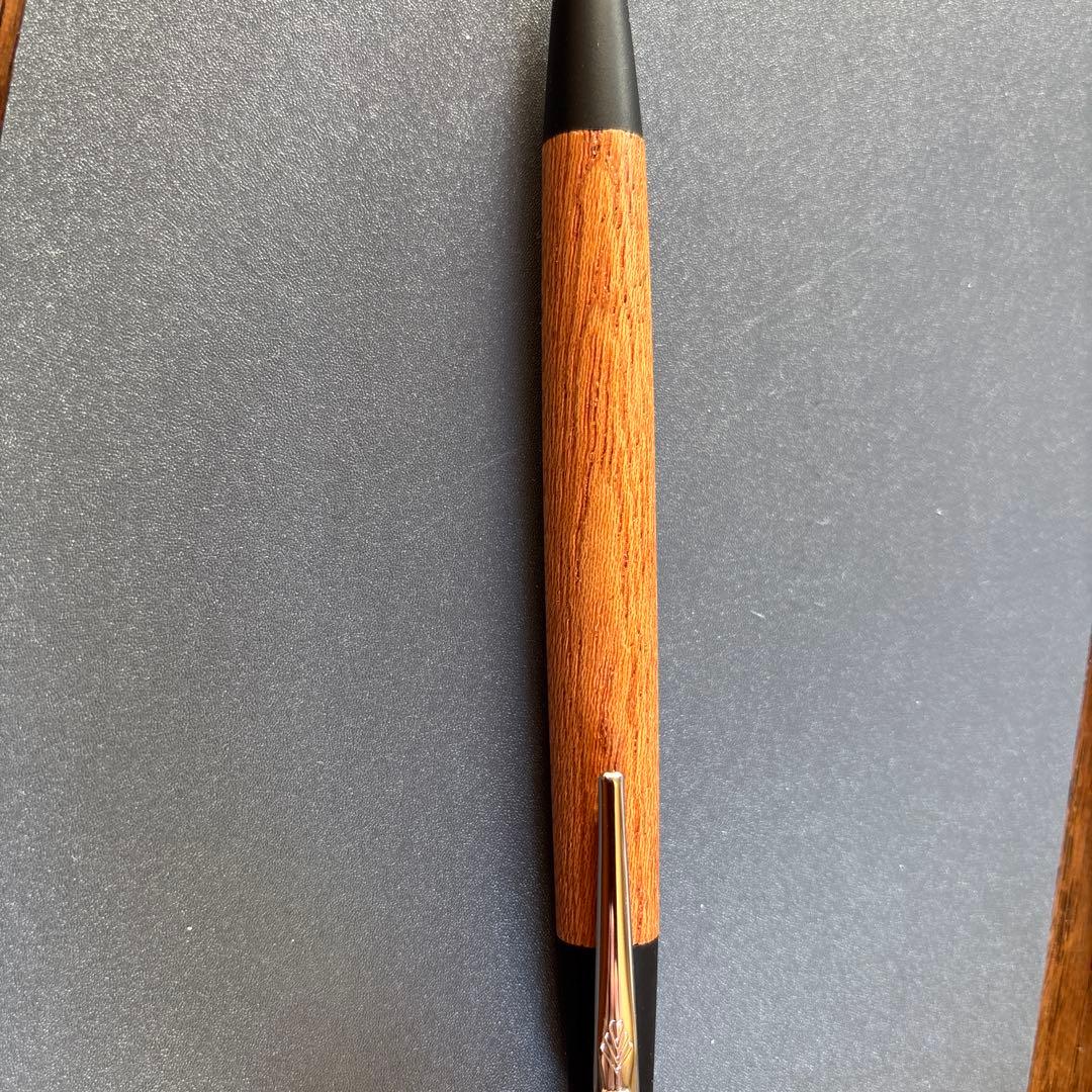 野原工芸　欅　シャーペン　真鍮