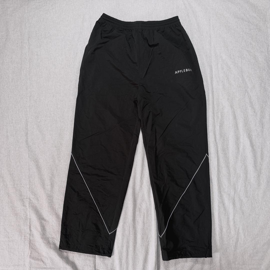 APPLEBUM アップルバム ナイロンセットアップ 黒 XL/L ロゴ