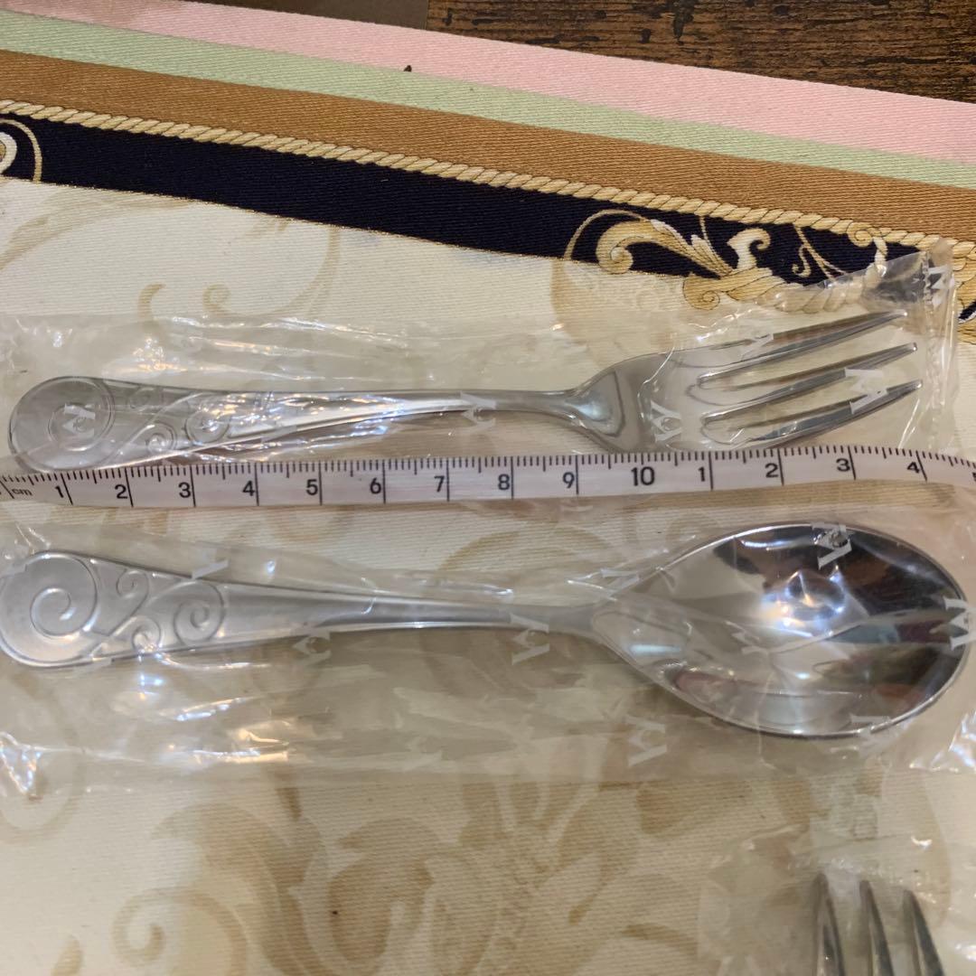希少　ウェッジウッド スワル　カトラリー　デザートスプーン　デザートフォーク